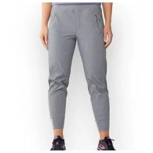 Athleta Pants - Athleta Trekkie North Jogger Pants Womens Gray Zip Pockets sz 22